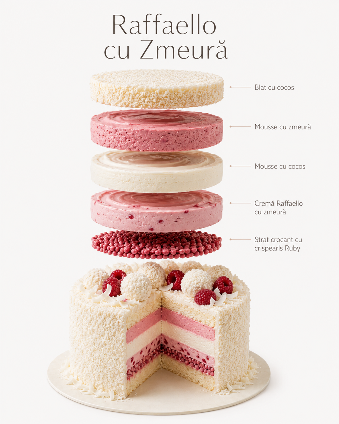 Raffaello cu Zmeură